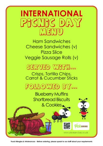 Picnic Day Lunch Menu