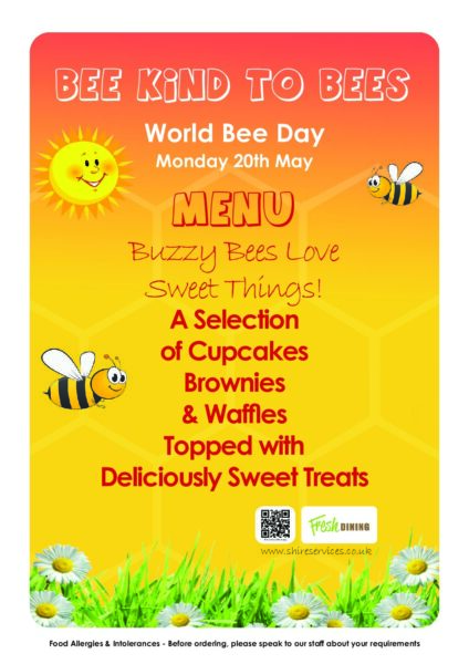 World Bee Day - Lunch Menu